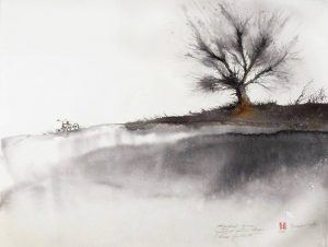Spring ringing, Watercolour 56 x 76 cm, 2016 | FOR SALE